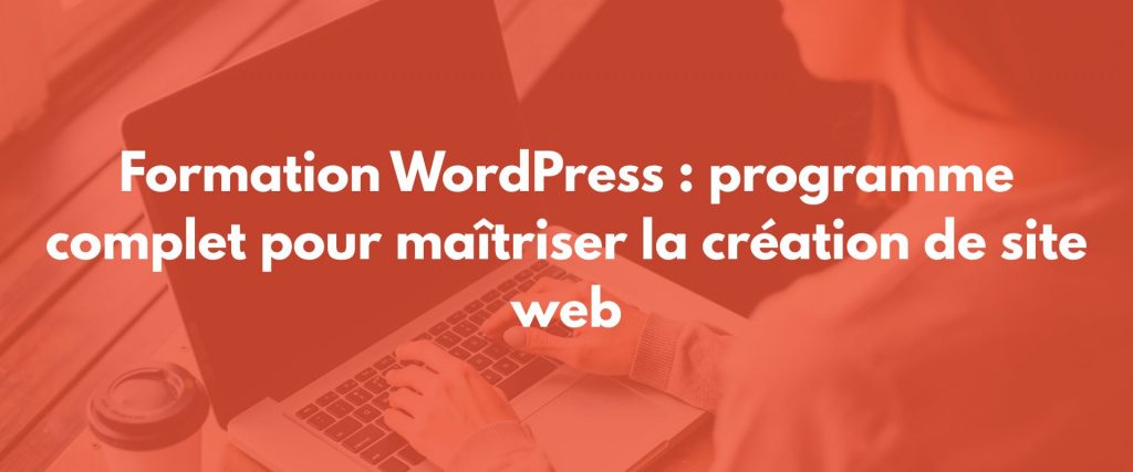 Formation WordPress programme