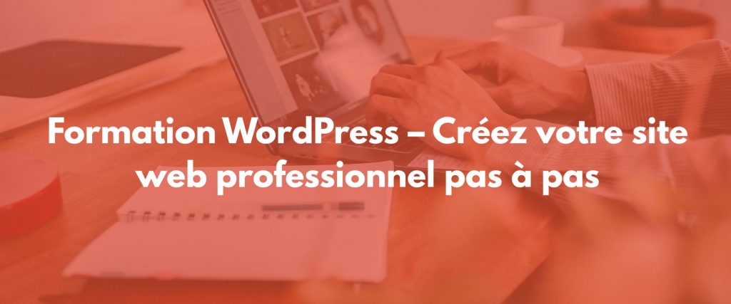 Formation site internet WordPress