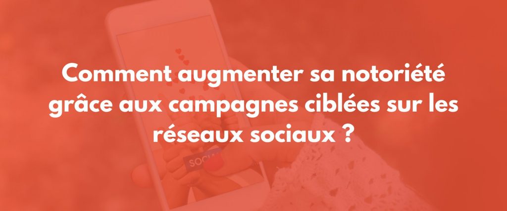 campagne notoriété réseaux